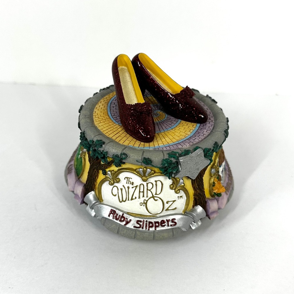 Wizard of Oz Ruby Slippers Music Box San Francisco Music Box Co Over the Rainbow